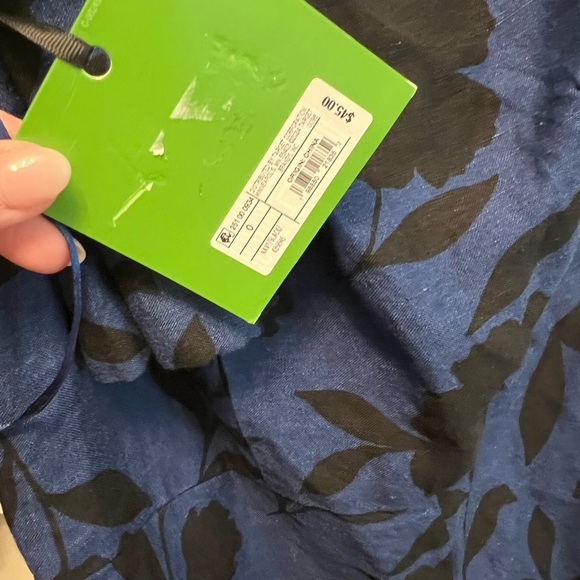 Kate Spade for Target blue and black one shoulder jumpsuit - Picture 9 of 10